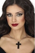 Black Cross Necklace