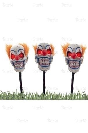 Decoration "3 Clownheads"