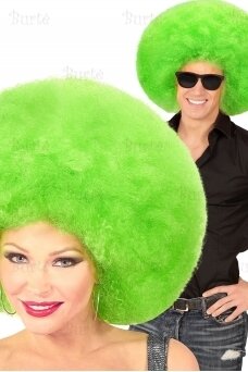 Green Oversized Afro Wig