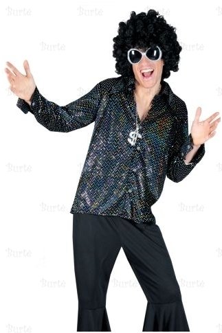 Disco shirt, black