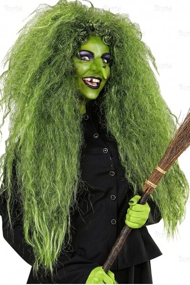 Green Oversized Frise Wig 1