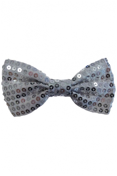 Sequin bow tie