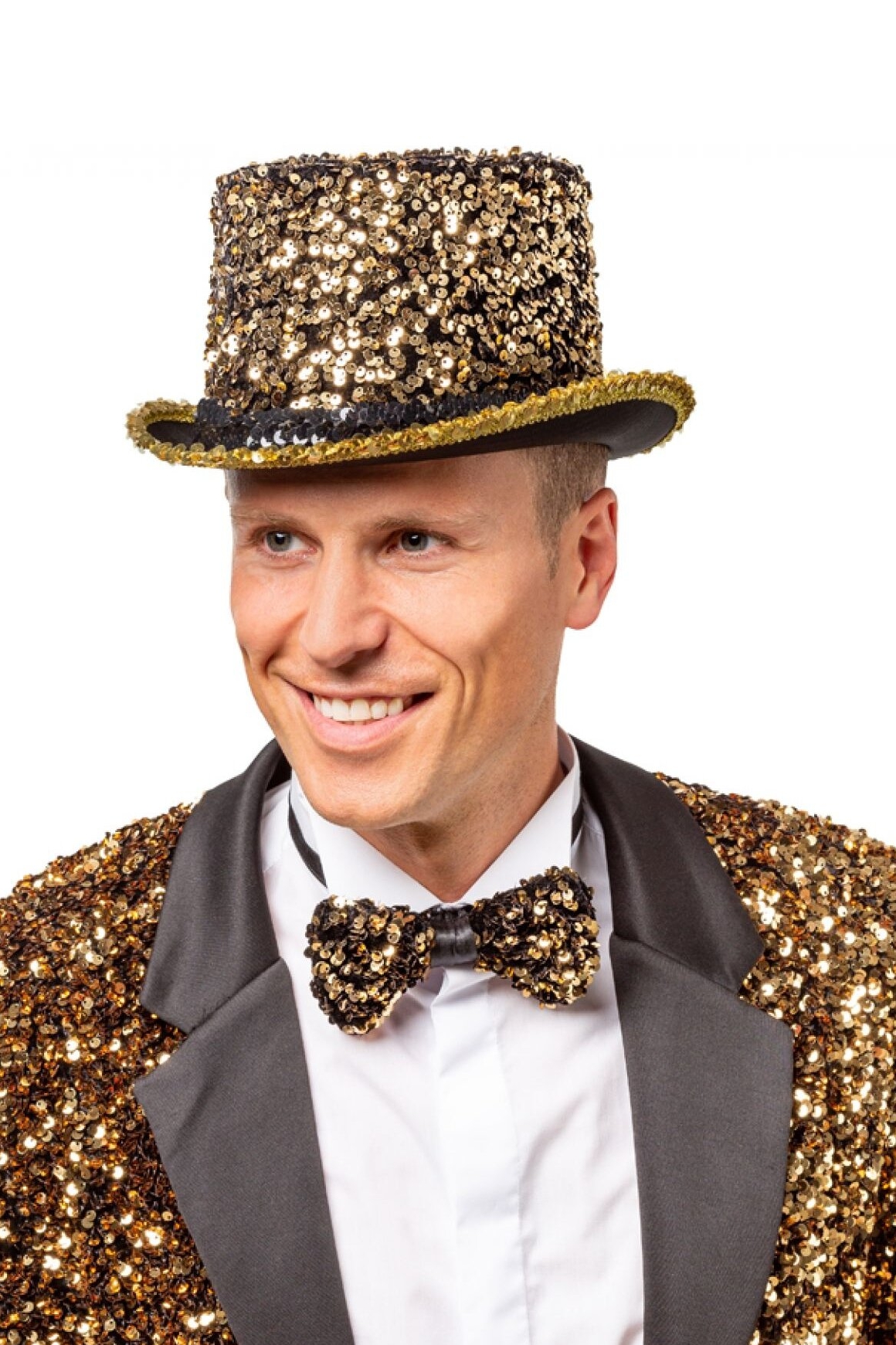 Sequin sales bowler hat