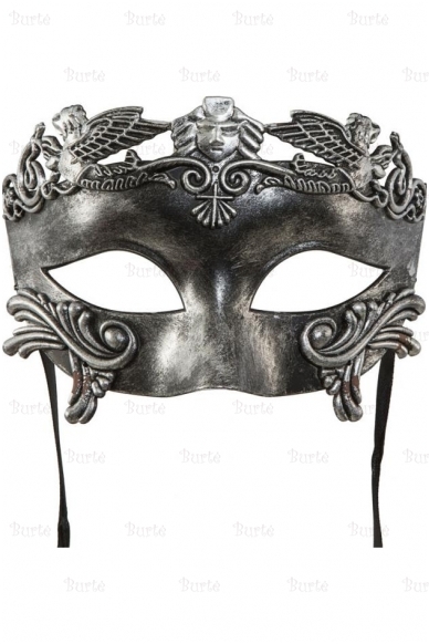 Silver domino mask