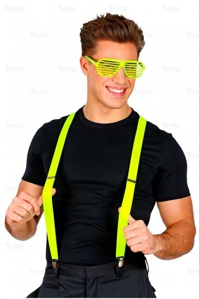 Neon Yellow Braces 1