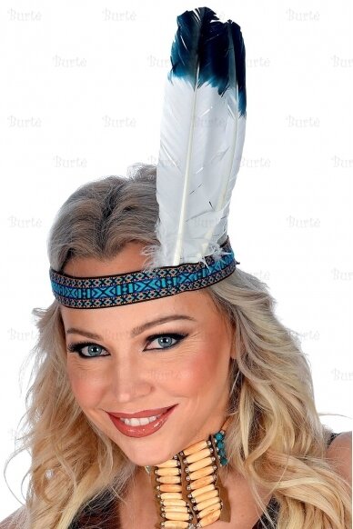 Indian Headband with Feathers