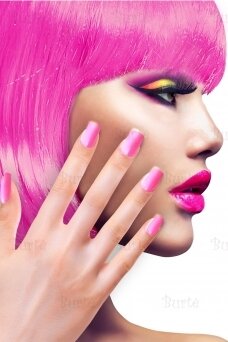 Self-Adhesive Neon Pink Nails