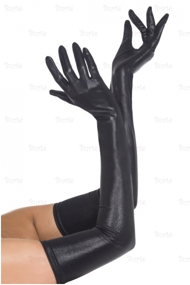 Wet Look Gloves 1