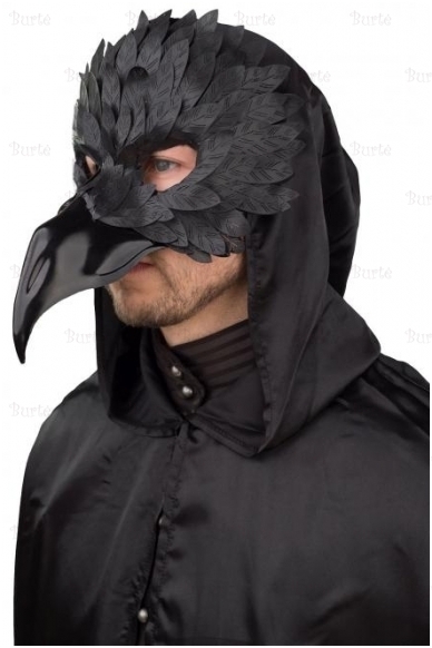 Men's mask raven