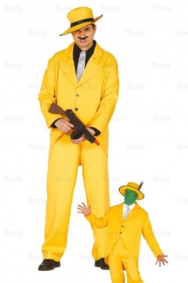 Yellow gangster costume