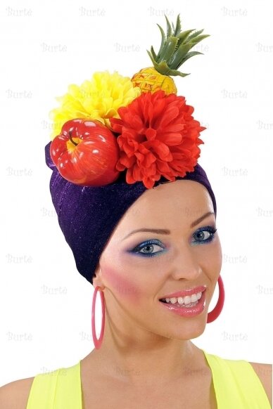 Hat with fruit