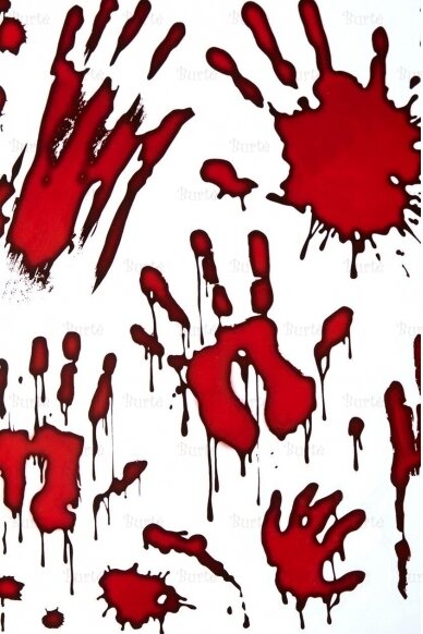 Bloody Hands Stickers