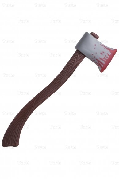 Axe with blood