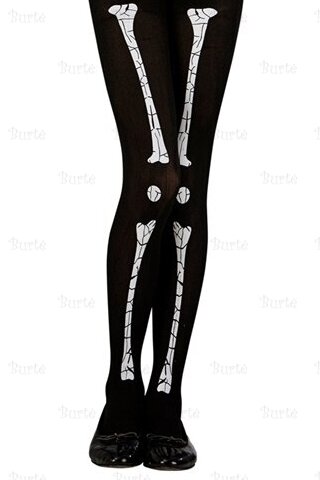 Skeleton Pantyhose for Kids