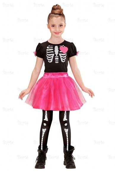 Skeleton Pantyhose for Kids 2