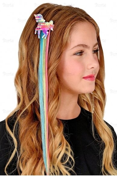 Sequin Unicorn Hair Extension 2