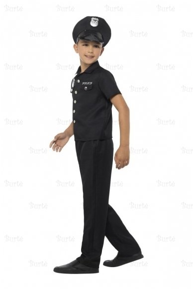 Childrens Policeman Costume 1