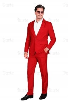 Red party suit