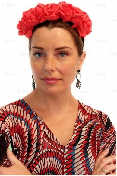 Red Flower Headband