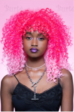 Pink wig