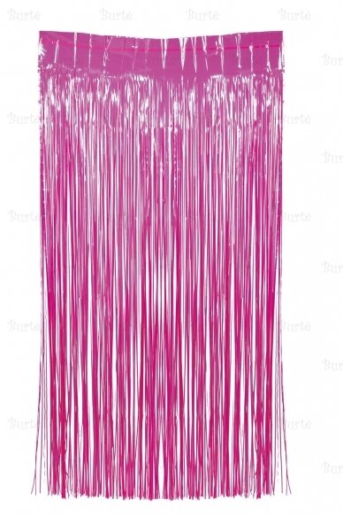 Pink curtain