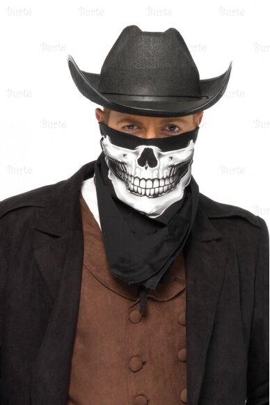 Skull Cowboy Bandanna