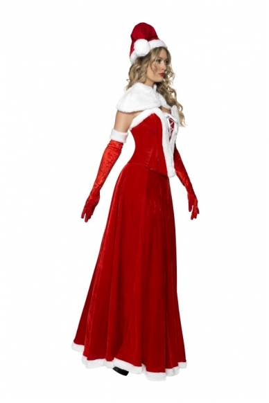 Luxury Miss Santa Costume 1