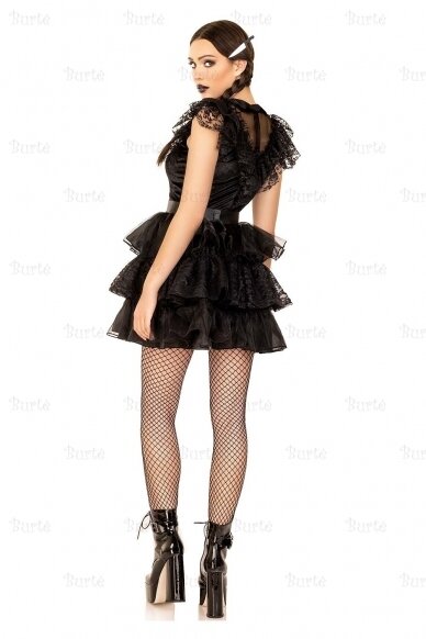 Black Guipure Dress 3