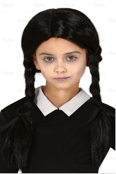 Black braids child wig