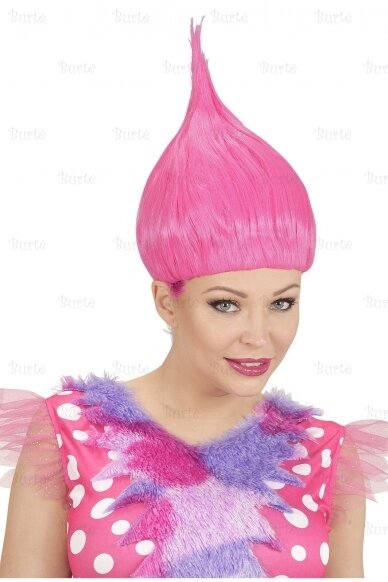 Troll wig, pink 1