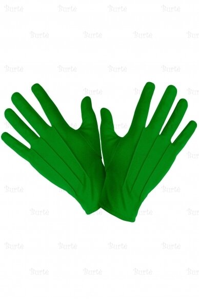 Green gloves